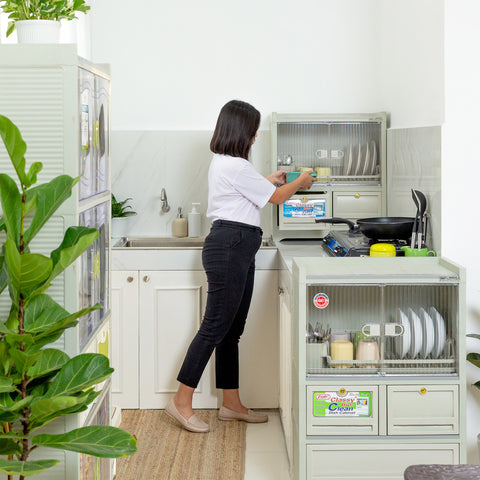 Zooey Classy Bio Clean Dish Cabinet