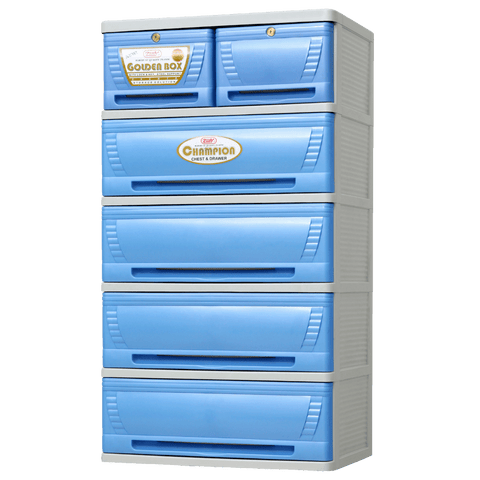 Champion Drawer 5 Layer - Blue