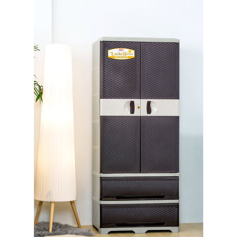 Lucky Rattan Cabinet 2 Drawer