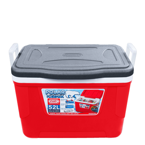 Polar Icebox Plain Large - Grey Red