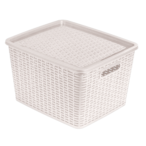 Rattan Eco Tray Large - Cream