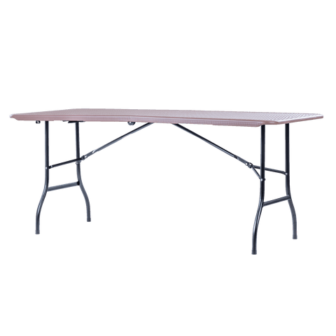 Rattan Folding Table 6 Seater