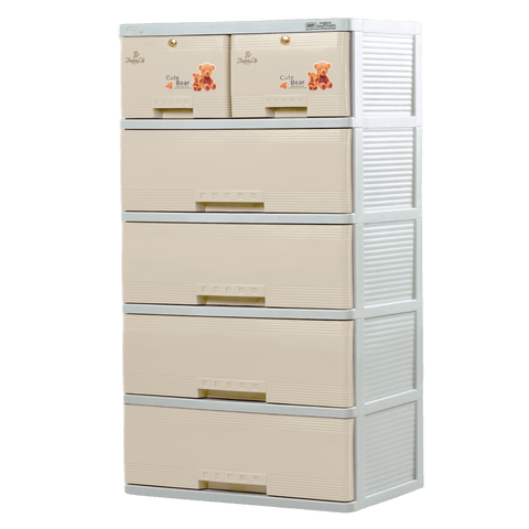 Zooey Adora Drawer / Storage / Cabinet 5 Layer - Mocha