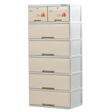 Zooey Adora Drawer / Storage / Cabinet 6 Layer - Mocha