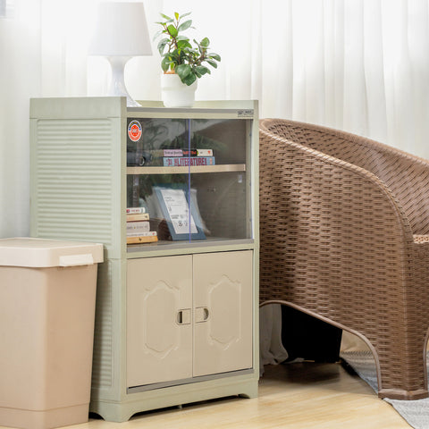 Zooey’s Deluxe 2-Layer Display Cabinet
