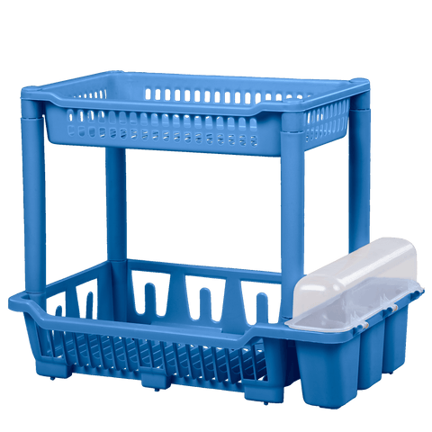 Zooey Dish Rack - Blue