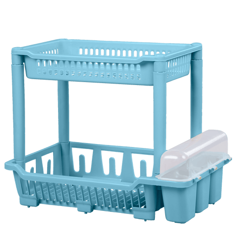 Zooey Dish Rack - Light Blue