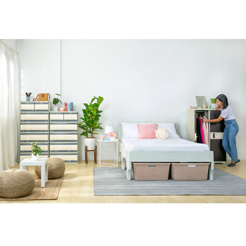 Zooey’s DURA RATTAN cabinet