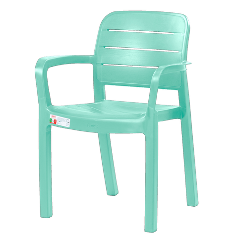 Zooey Italy Monoblock Chair - Green