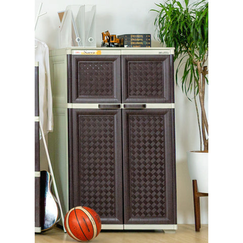Zooey Narra Rattan Cabinet