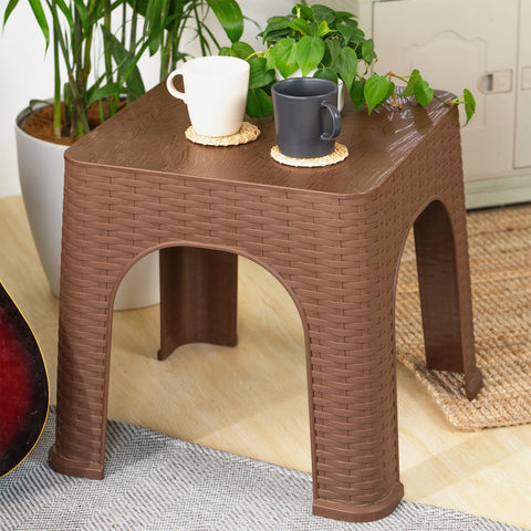 Zooey Modern Rattan Side Table