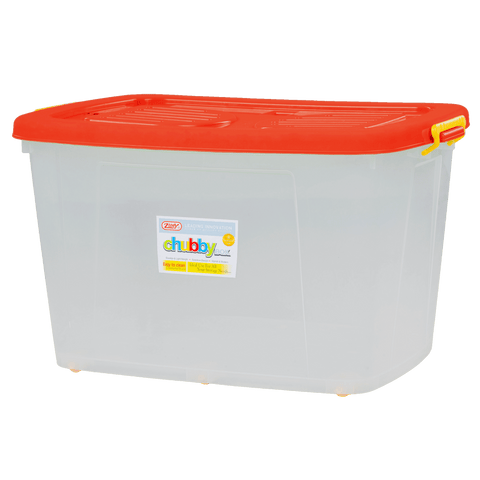 Chubby Box Big Transparent - Orange
