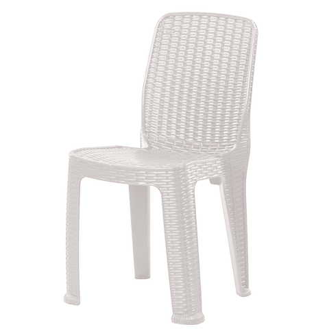 Coco Rattan Chair - Grey