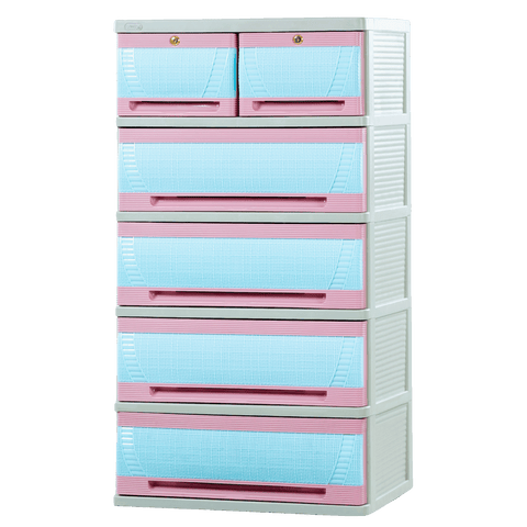 Harmony Drawer 5 Layer - Blue