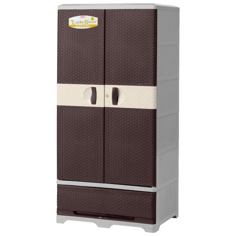 Lucky Rattan Cabinet 1 Drawer - Choco