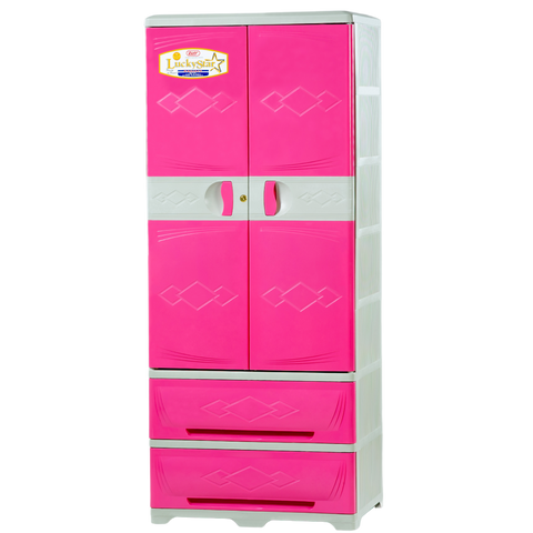 Lucky Star 2 Drawer - Pink