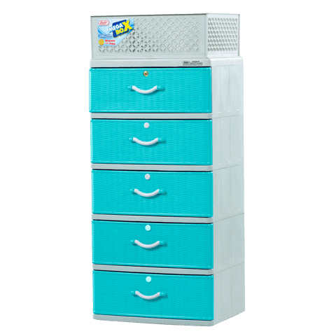 Mega Box Drawer 5 Layer - Green