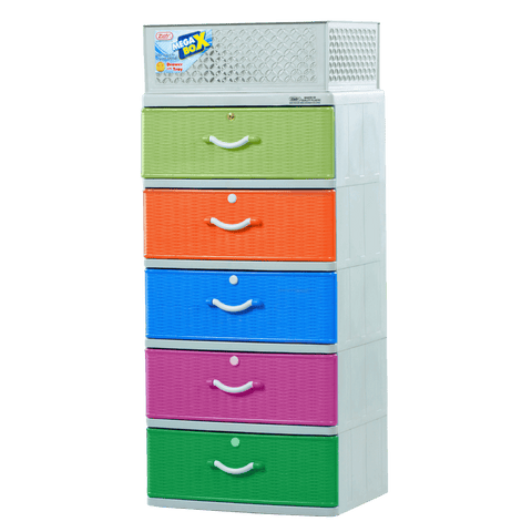 Mega Box Drawer 5 Layer - Mutli-color