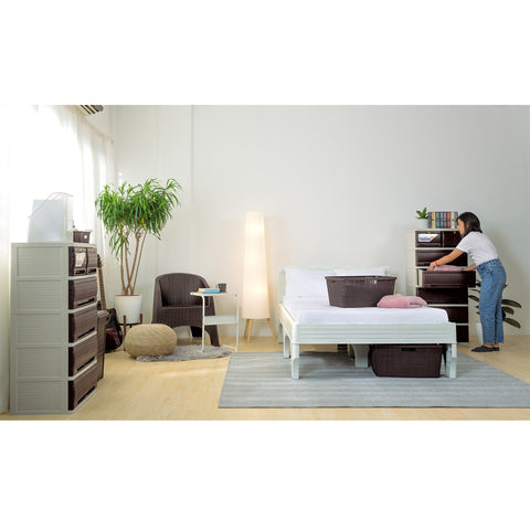 Native Rattan Drawer 6 Layer