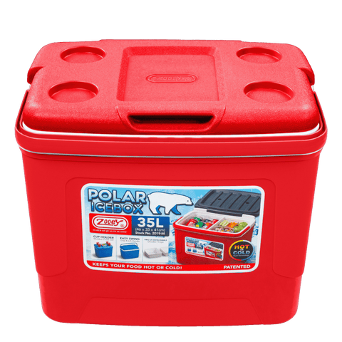 Polar Icebox Glass Medium - Red
