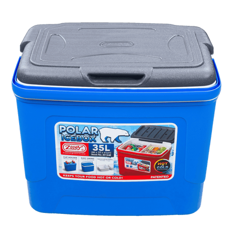 Polar Icebox Plain Medium - Grey Blue