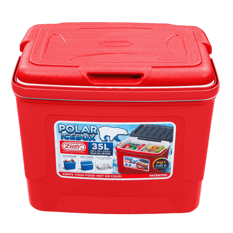Polar Icebox Plain Medium - Red