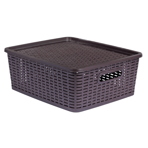 Rattan Eco Tray Medium - Choco