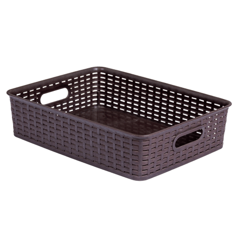 Zooey Rattan Eco Tray Small - Choco