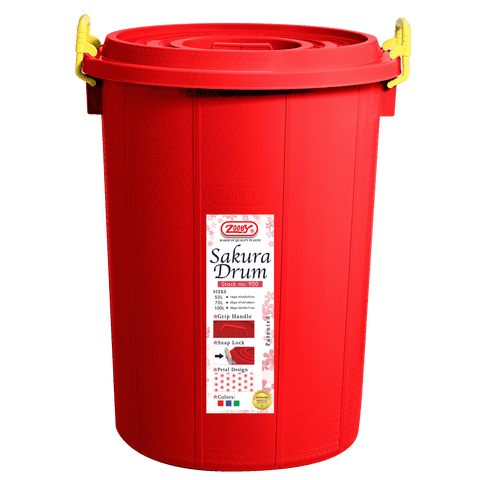 Sakura Drum Large - Red