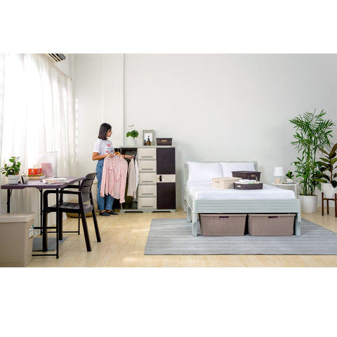 Super Rattan Dual Cabinet 