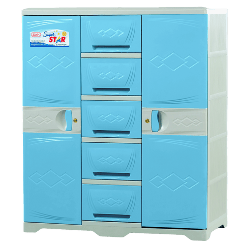 Super Star Dual Cabinet - Light Blue