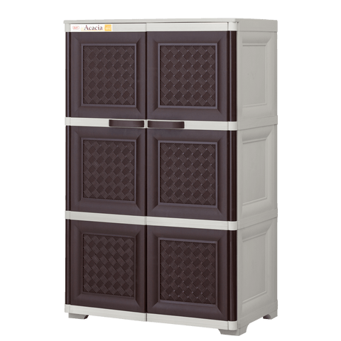 Zooey Acacia Rattan Cabinet / Storage / Drawer  - Choco