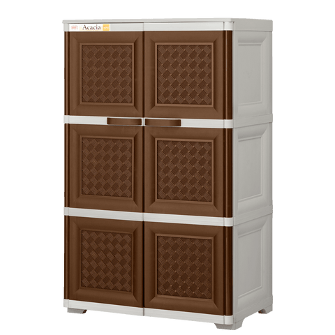 Zooey Acacia Rattan Cabinet / Storage / Drawer - Mocha