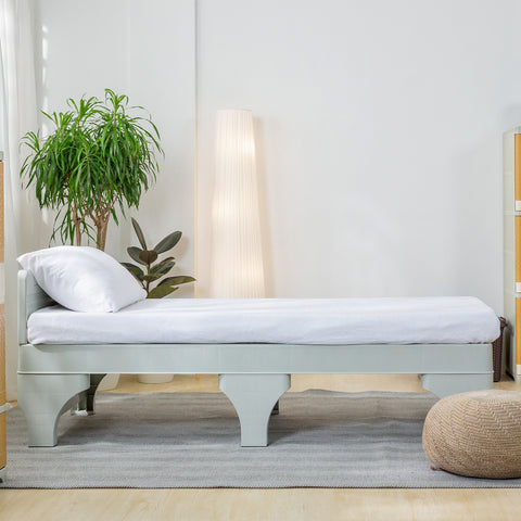Zooey Cool and Comfort 36" Bed Frame - White