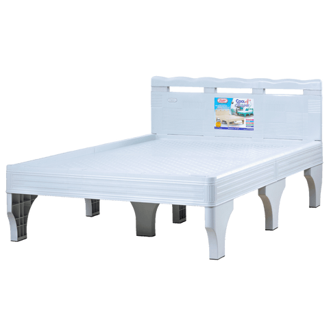 Zooey Cool and Comfort 48" Bed Frame - Cream