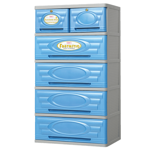 Zooey Fantastic 5-Layer Drawer - Blue