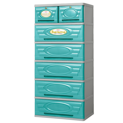 Zooey Fantastic 6-Layer Drawer - Green