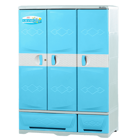 Zooey Grand Star Cabinet - Aqua Blue