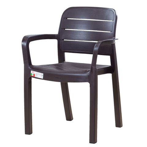 Zooey Italy Monoblock Chair - Choco