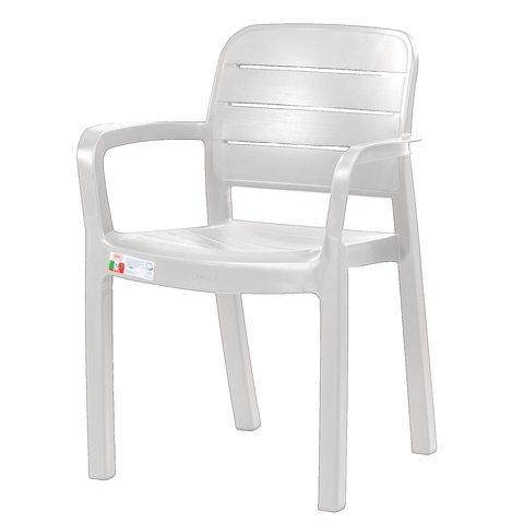 Zooey Italy Monoblock Chair - Cream