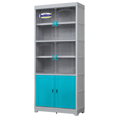 Zooey Mega King Clear Cabinet - Green