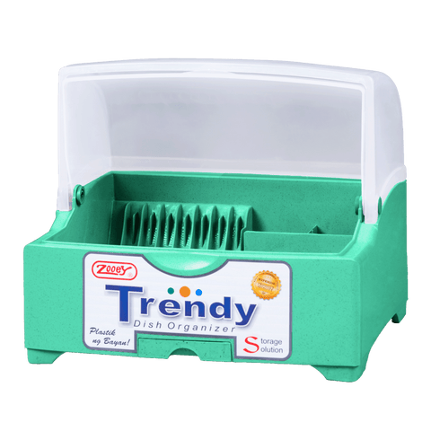 Zooey Mini Trendy Dish Organizer - Green
