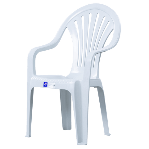 Zooey Royal Monoblock Chair - White