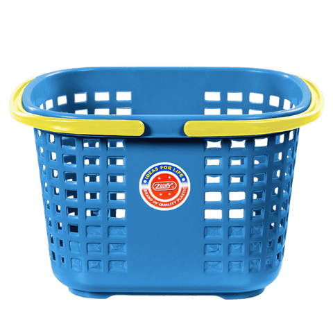 Zooey Shopping Basket - Blue