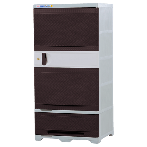 Zooey Starbox Rattan Lower Drawer - Choco
