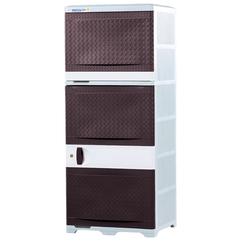 Zooey Starbox Rattan Upperbox - Choco