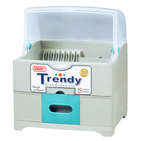 Zooey’s Trendy Dish Drainer 1 Drawer - Green