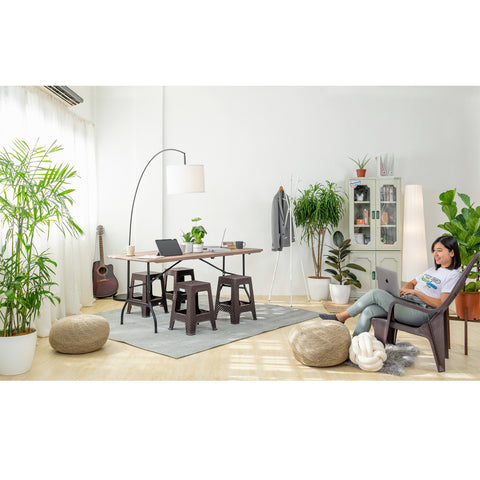 Zooey Tropical High Back Monoblock Chair 