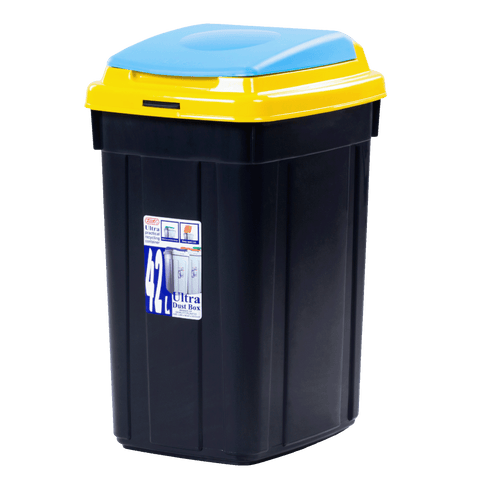 Zooey Ultra Dust Box Trash Bin - Blue