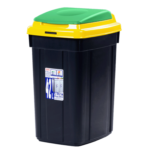 Zooey Ultra Dust Box Trash Bin - Green